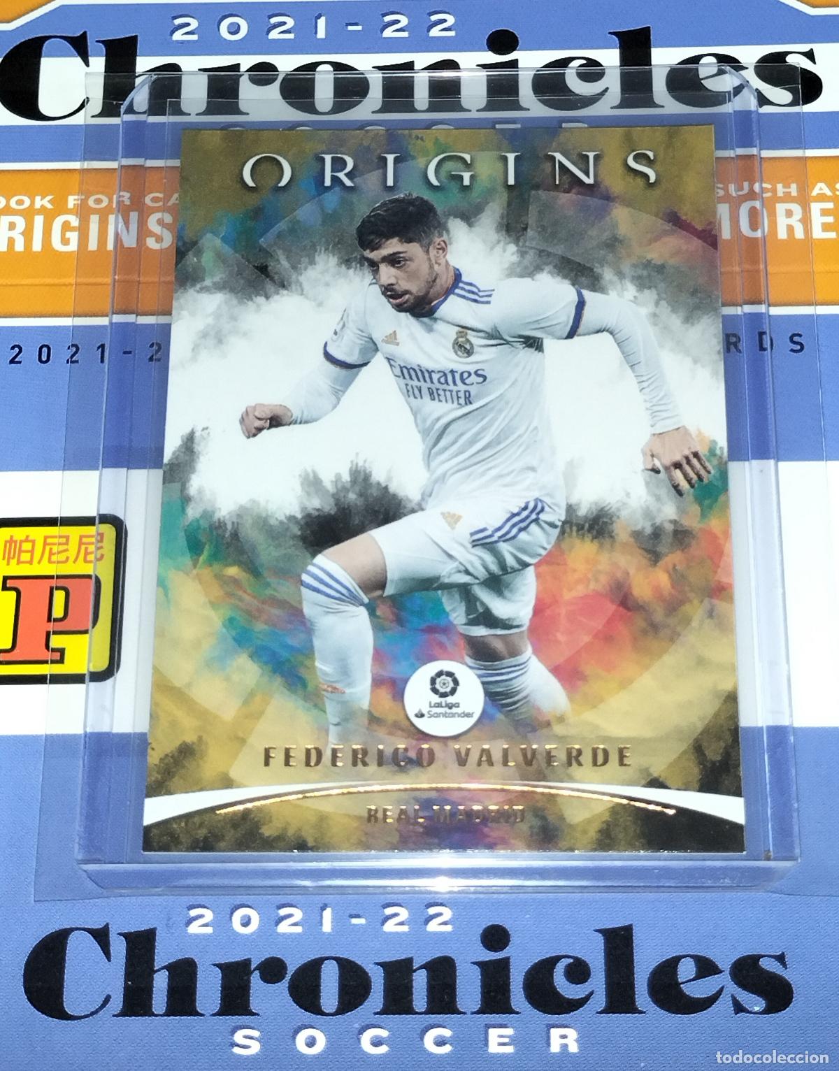 Cromos de f&uacute;tbol: N&ordm; 96 FEDERICO FEDE VALVERDE REAL MADRID CHRONICLES ORIGINS LA LIGA SOCCER 2021 2022 21 22 PANINI
