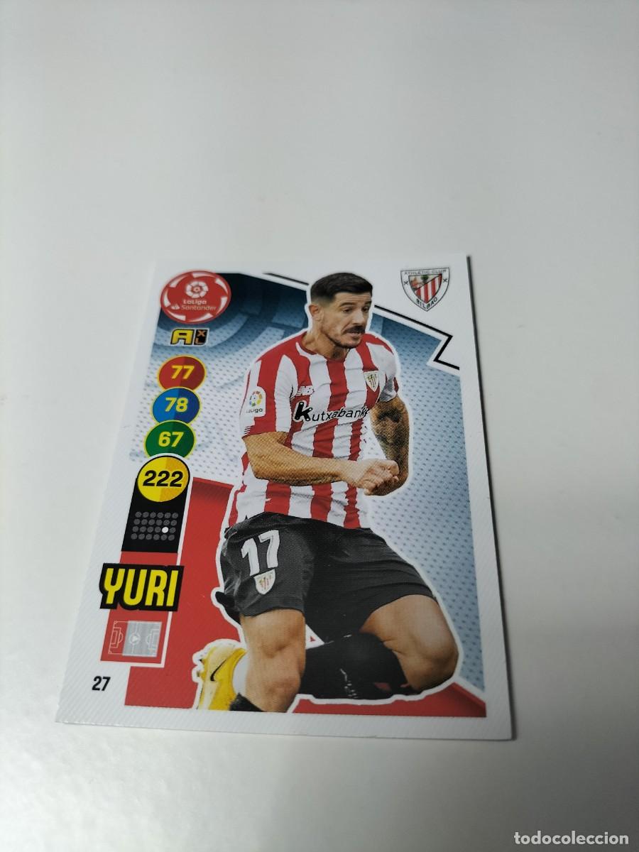 Cromos de f&uacute;tbol: 1 CROMO FICHA PANINI ADRENALYN TEMPORADA 20-21 2020-2021 ATHLETIC BILBAO 27 YURI