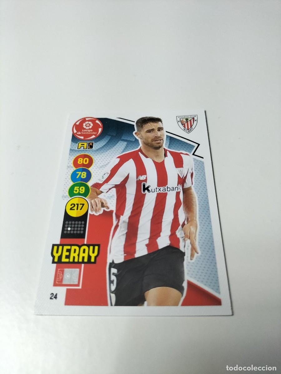 Cromos de f&uacute;tbol: 1 CROMO FICHA PANINI ADRENALYN TEMPORADA 20-21 2020-2021 ATHLETIC BILBAO 24 YERAY