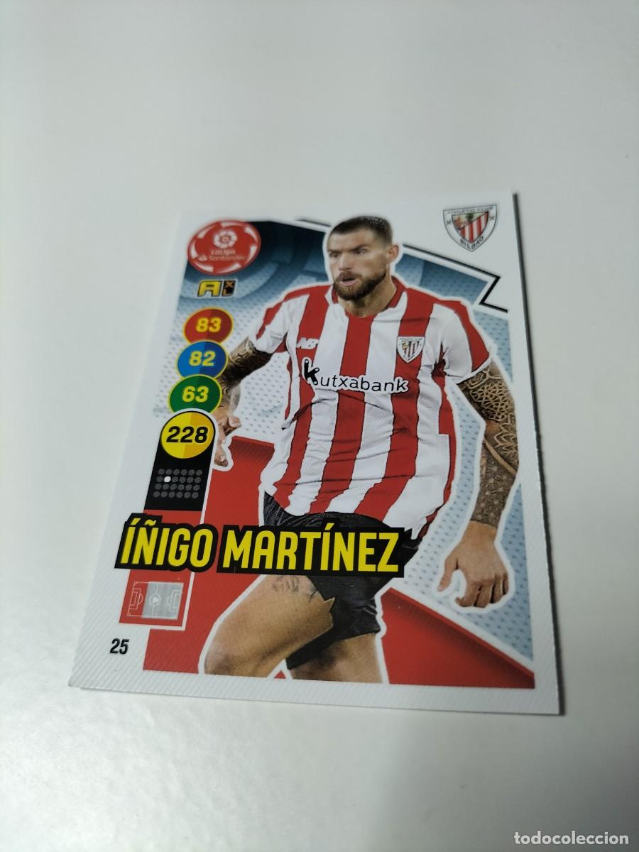Cromos de f&uacute;tbol: 1 CROMO FICHA PANINI ADRENALYN TEMPORADA 20-21 2020-2021 ATHLETIC BILBAO 25 I&Ntilde;IGO MART&Iacute;NEZ