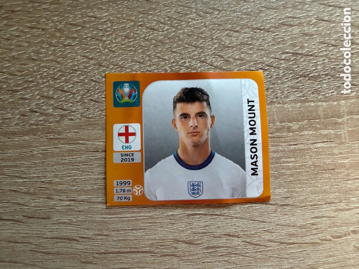 Cromos de f&uacute;tbol: MASON MOUNT CROMO EURO 2020 PANINI INGLATERRA