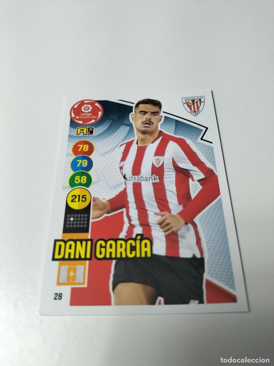 Cromos de f&uacute;tbol: 1 CROMO FICHA PANINI ADRENALYN TEMPORADA 20-21 2020-2021 ATHLETIC BILBAO 28 DANI GARC&Iacute;A