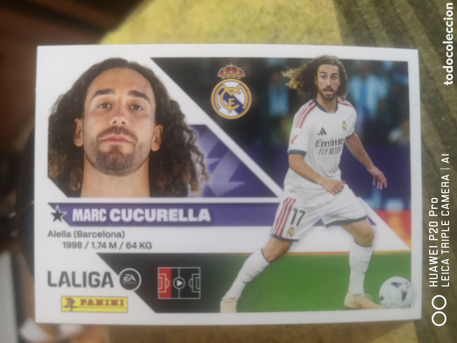Cromos de f&uacute;tbol: LIGA ESTE 2026 2027 2026 27 ULTIMOS FICHAJES 29 CUCURELLA REAL MADRID