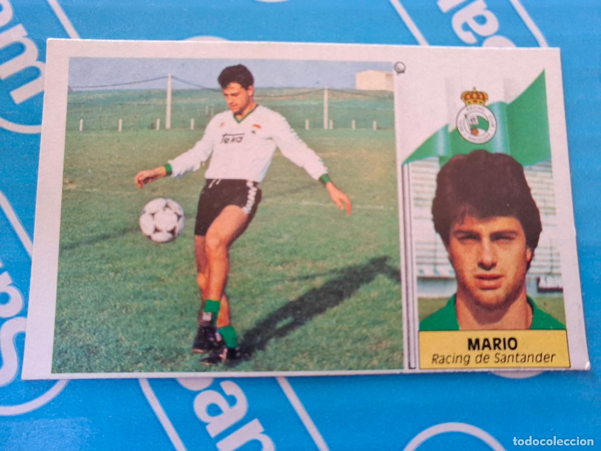 Cromos de f&uacute;tbol: ESTE 1986 1987 86 87 - MARIO ( BAJA ) - RACING SANTANDER ( NUNCA PEGADO )