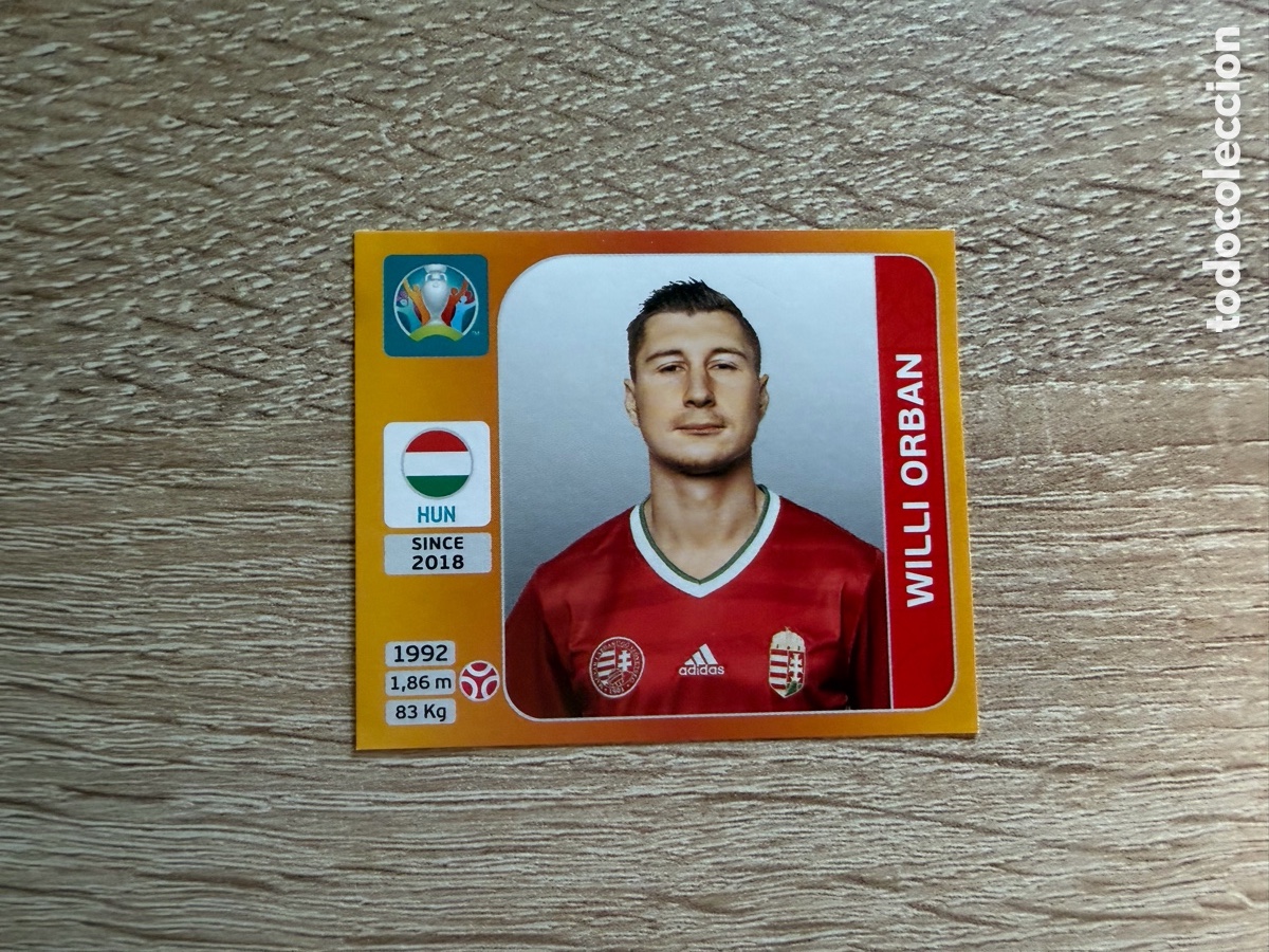Cromos de f&uacute;tbol: WILLI ORBAN CROMO EURO 2020 PANINI HUNGR&Iacute;A
