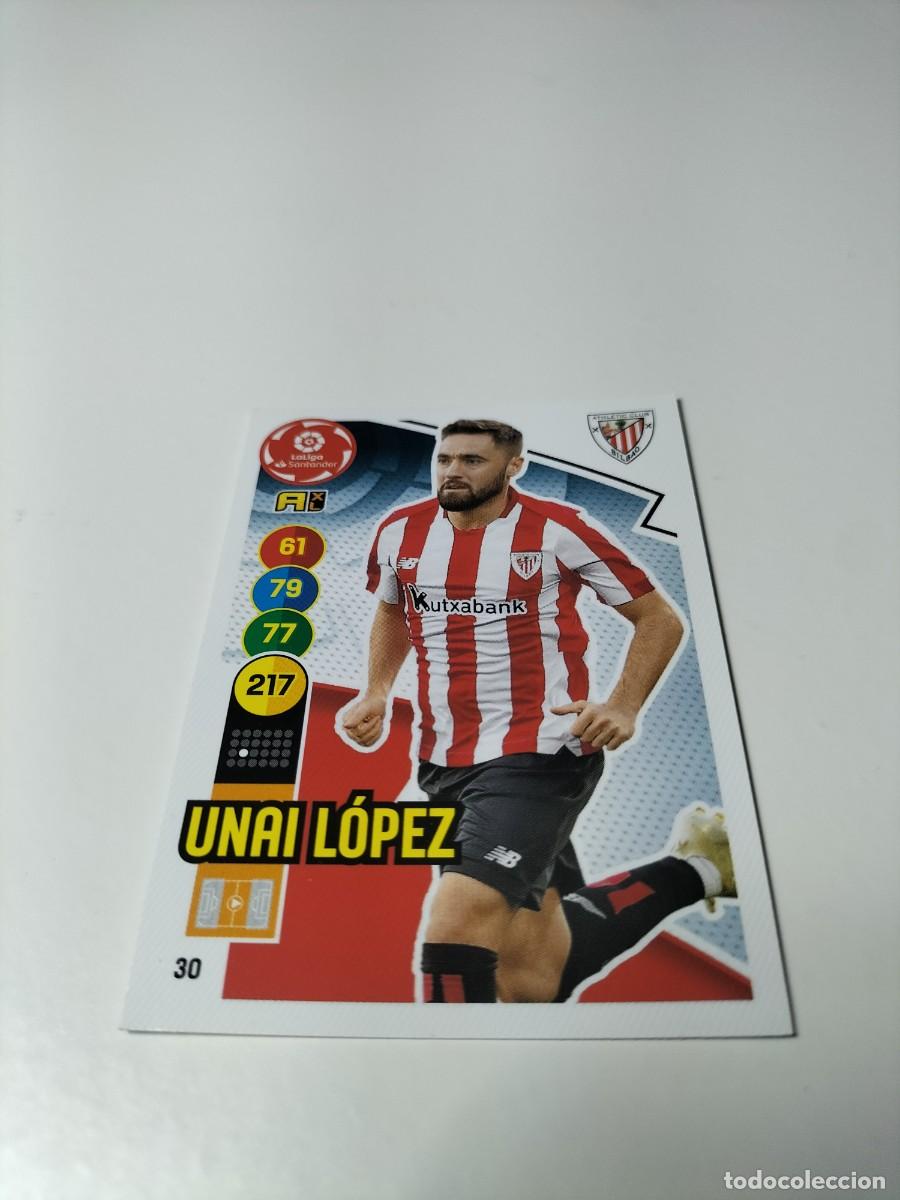 Football Stickers: 1 CROMO FICHA PANINI ADRENALYN TEMPORADA 20-21 2020-2021 ATHLETIC BILBAO 30 UNAI LOPEZ