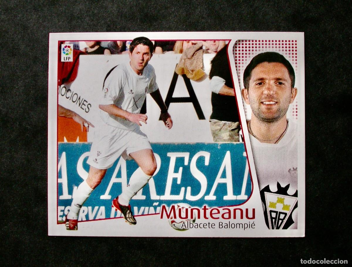 Cartes &agrave; collectionner de Football: MUNTEANU / BAJA / ALBACETE / EDICIONES ESTE LIGA 2004-2005 04-05 / NUNCA PEGADO