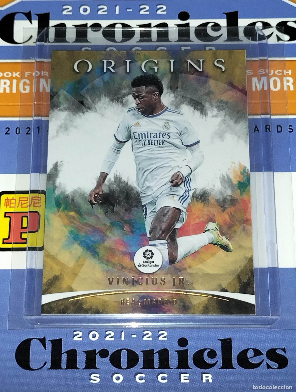 Fu&szlig;ball-Sticker: N&ordm; 97 VINICIUS JR. REAL MADRID CARD CHRONICLES ORIGINS LA LIGA SOCCER 2021 2022 21 22 PANINI