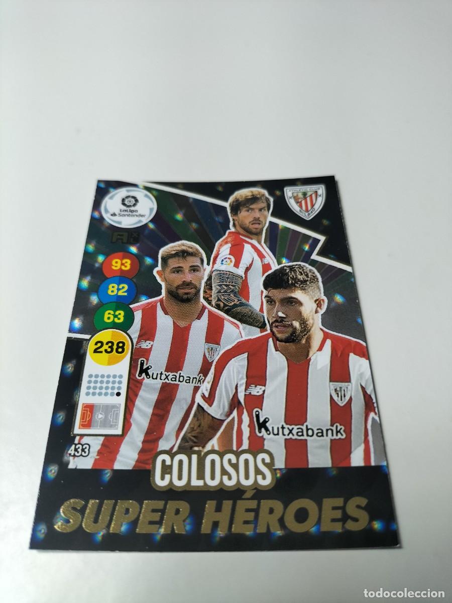 Figurine di Calcio: 1 CROMO FICHA PANINI ADRENALYN TEMPORADA 20-21 2020-2021 ATHLETIC BILBAO 433 COLOSOS SUPER. HEROES