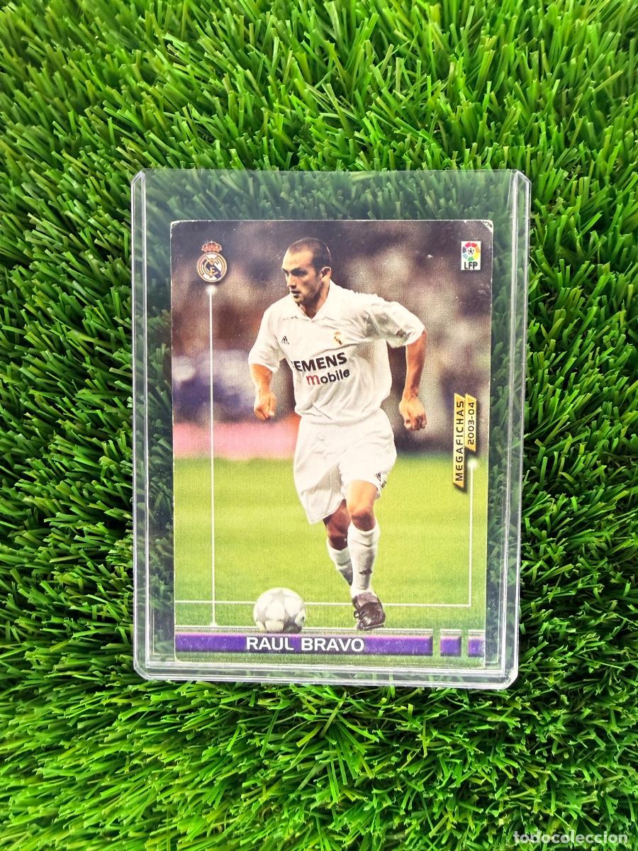 Figurine di Calcio: N&ordm; 154BIS Ra&uacute;l Bravo Real Madrid CF Megafichas La Liga 03 04