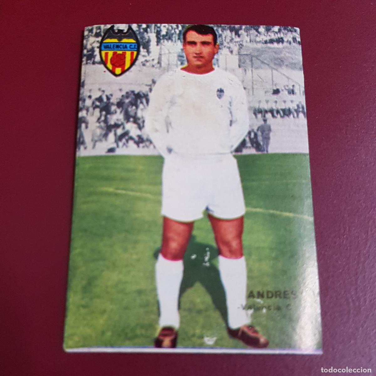 Figurine di Calcio: DISGRA - FHER - CAMPEONATO DE LIGA 1967 1968 - 67 68 - VALENCIA - ANDRES - NUNCA PEGADO