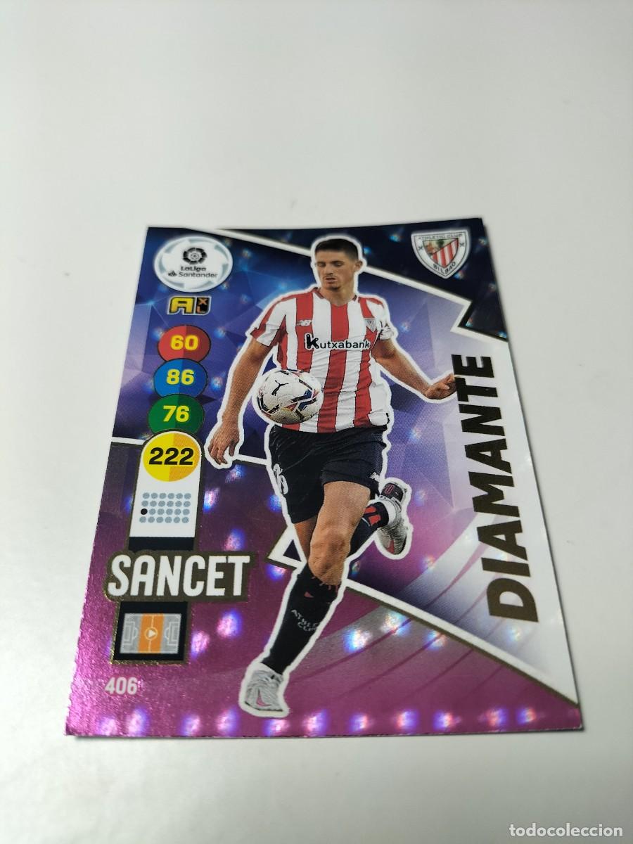 Figurine di Calcio: 1 CROMO FICHA PANINI ADRENALYN TEMPORADA 20-21 2020-2021 ATHLETIC BILBAO 406 SANCET ( DIAMANTE