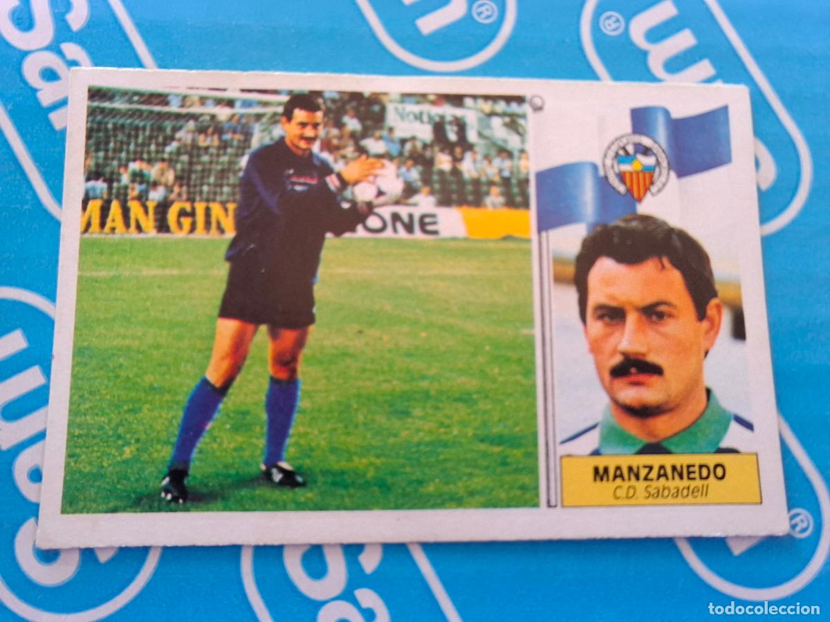 Figurine di Calcio: ESTE 1986 1987 86 87 - MANZANEDO ( COLOCA ) - C.D. SABADELL ( NUNCA PEGADO )