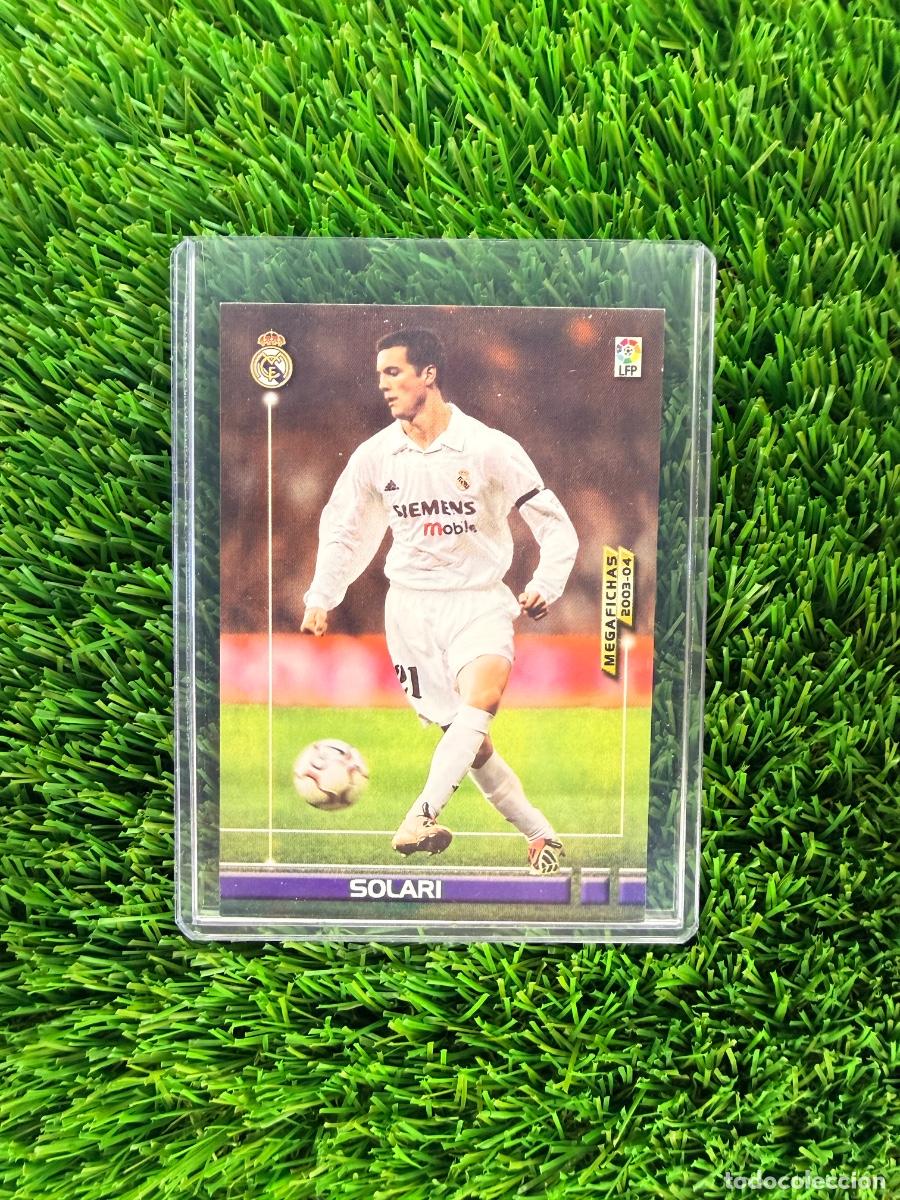 Figurine di Calcio: N&ordm; 155 Solari Real Madrid CF Megafichas La Liga 03 04