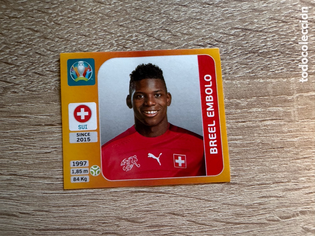 Figurine di Calcio: BREEL EMBOLO CROMO EURO 2020 PANINI SUIZA