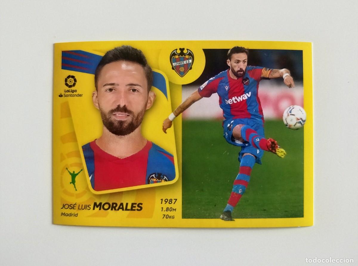 Cromos de f&uacute;tbol: Morales 18 SIN PEGAR NUNCA PEGADO Levante UD Liga Ediciones Este 21 22 / 2021 2022