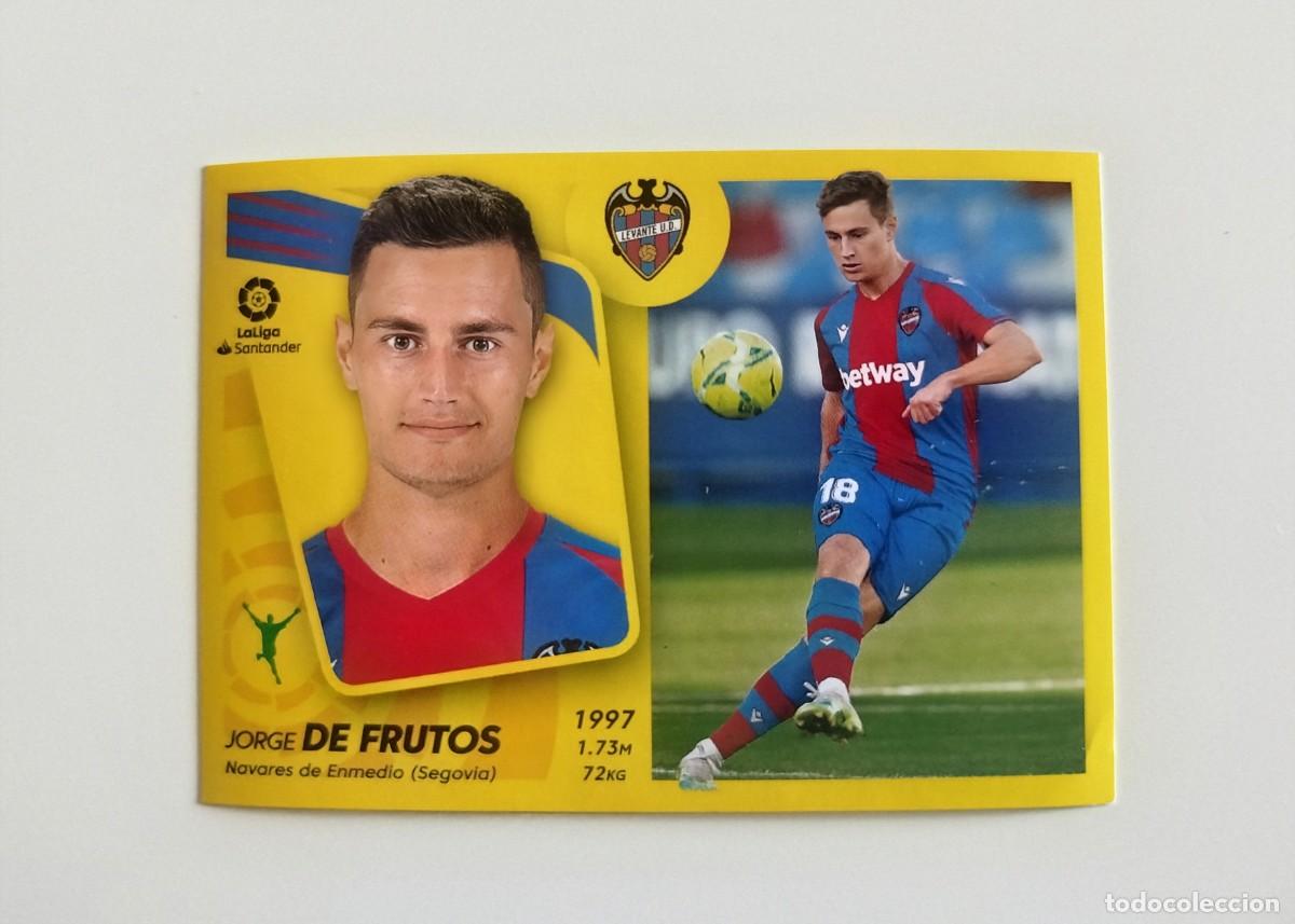 Cromos de f&uacute;tbol: De Frutos 17 SIN PEGAR NUNCA PEGADO Levante UD Liga Ediciones Este 21 22 / 2021 2022