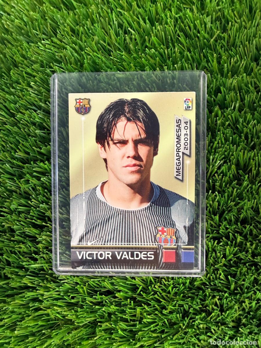 Cromos de f&uacute;tbol: N&ordm; 388 V&iacute;ctor Vald&eacute;s Megapromesas FC Barcelona Megafichas La Liga 03 04