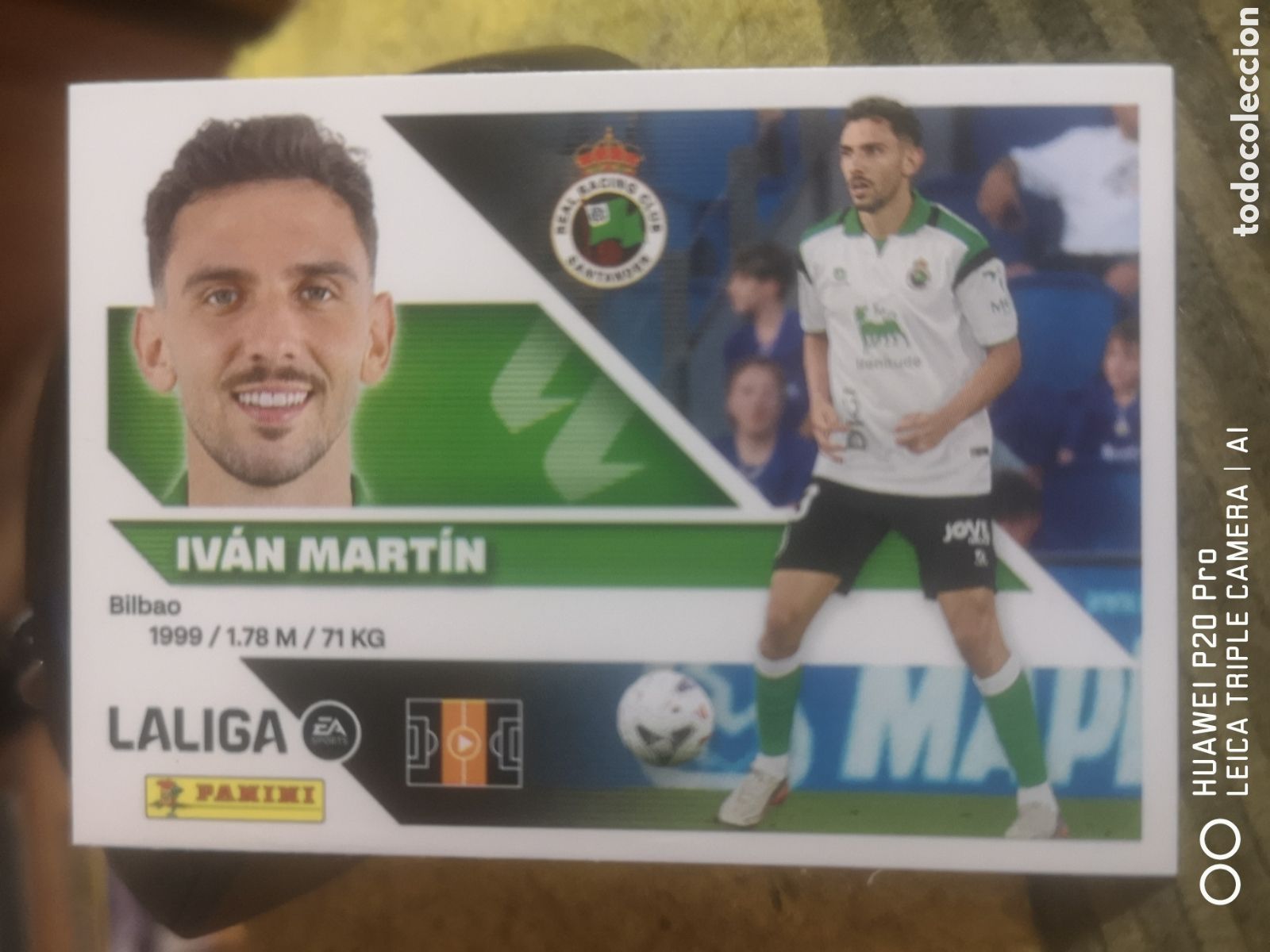 Cromos de f&uacute;tbol: LIGA ESTE 2026 2027 2026 27 ULTIMOS FICHAJES 34 IVAN MARTIN RACING SANTANDER