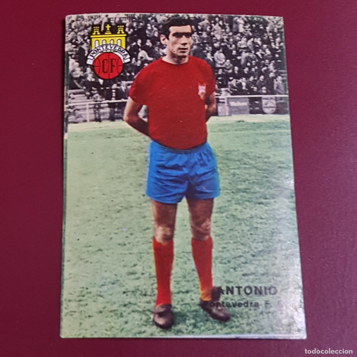 Cromos de f&uacute;tbol: DISGRA - FHER - CAMPEONATO DE LIGA 1967 1968 - 67 68 - PONTEVEDRA - ANTONIO - NUNCA PEGADO