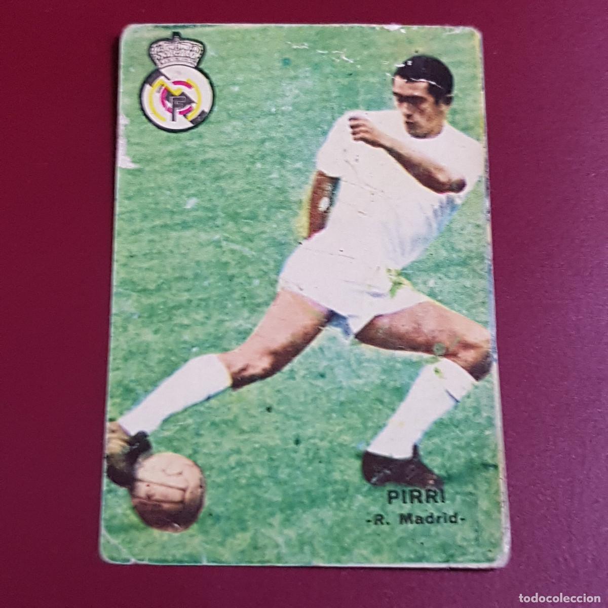 Cromos de f&uacute;tbol: DISGRA - FHER - CAMPEONATO DE LIGA 1967 1968 - 67 68 - R MADRID - PIRRI - NUNCA PEGADO