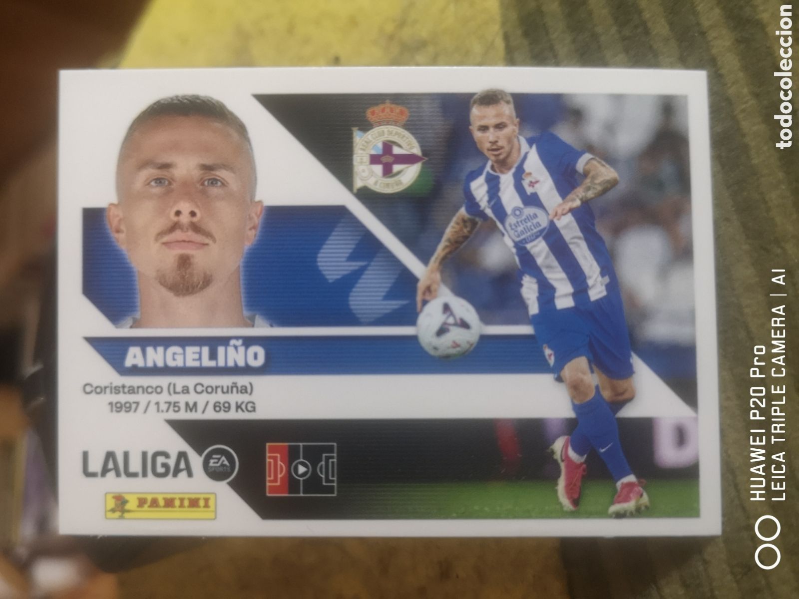 Cromos de f&uacute;tbol: LIGA ESTE 2026 2027 2026 27 ULTIMOS FICHAJES 33 ANGELI&Ntilde;O DEPORTIVO CORU&Ntilde;A
