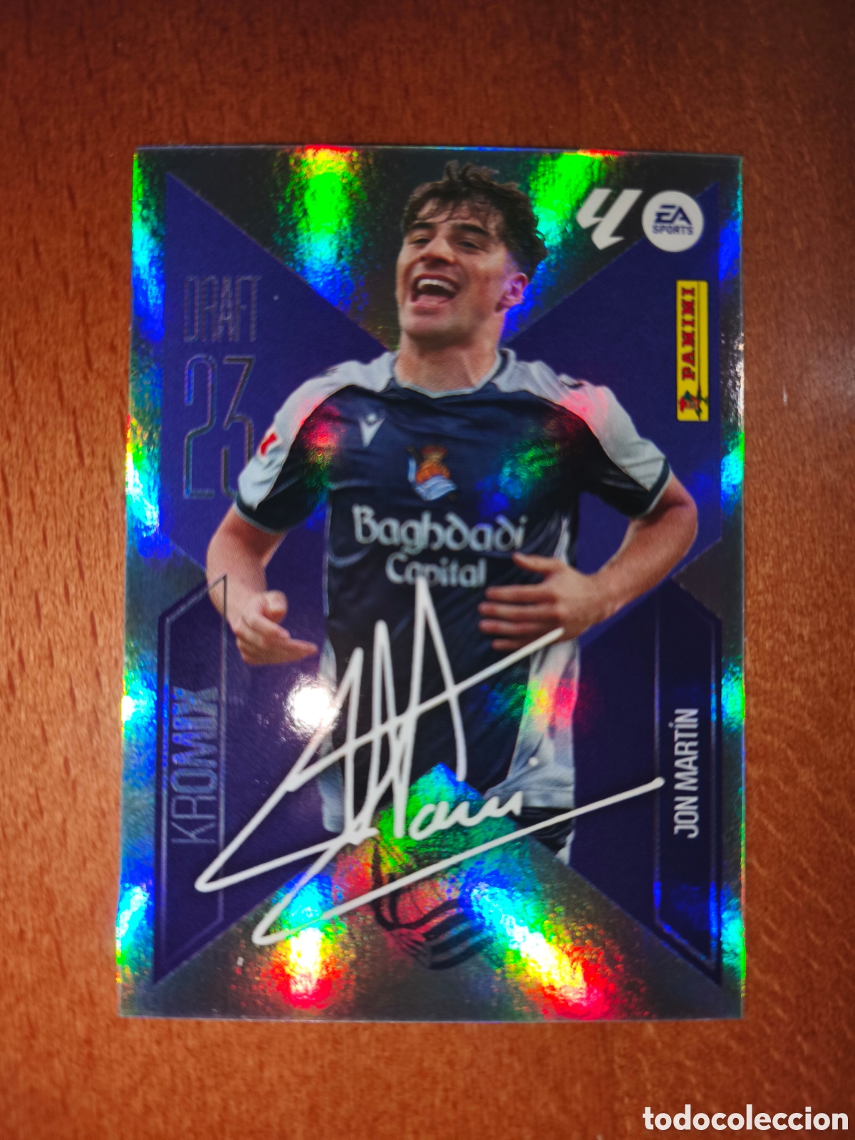 Cromos de f&uacute;tbol: Jon Mart&iacute;n n&deg;K13 DRAFT 23 KROMIX liga este 26/27 Real Madrid