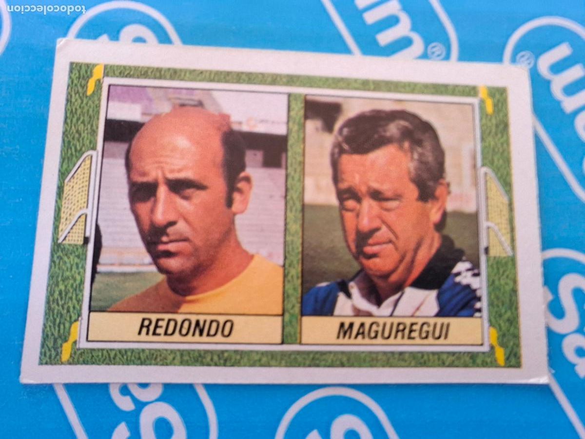 Cromos de f&uacute;tbol: ESTE 1984 1985 84 85 - REDONDO - REAL VALLADOLID / MAGUREGUI - RACING SANTANDER ( NUNCA PEGADO )
