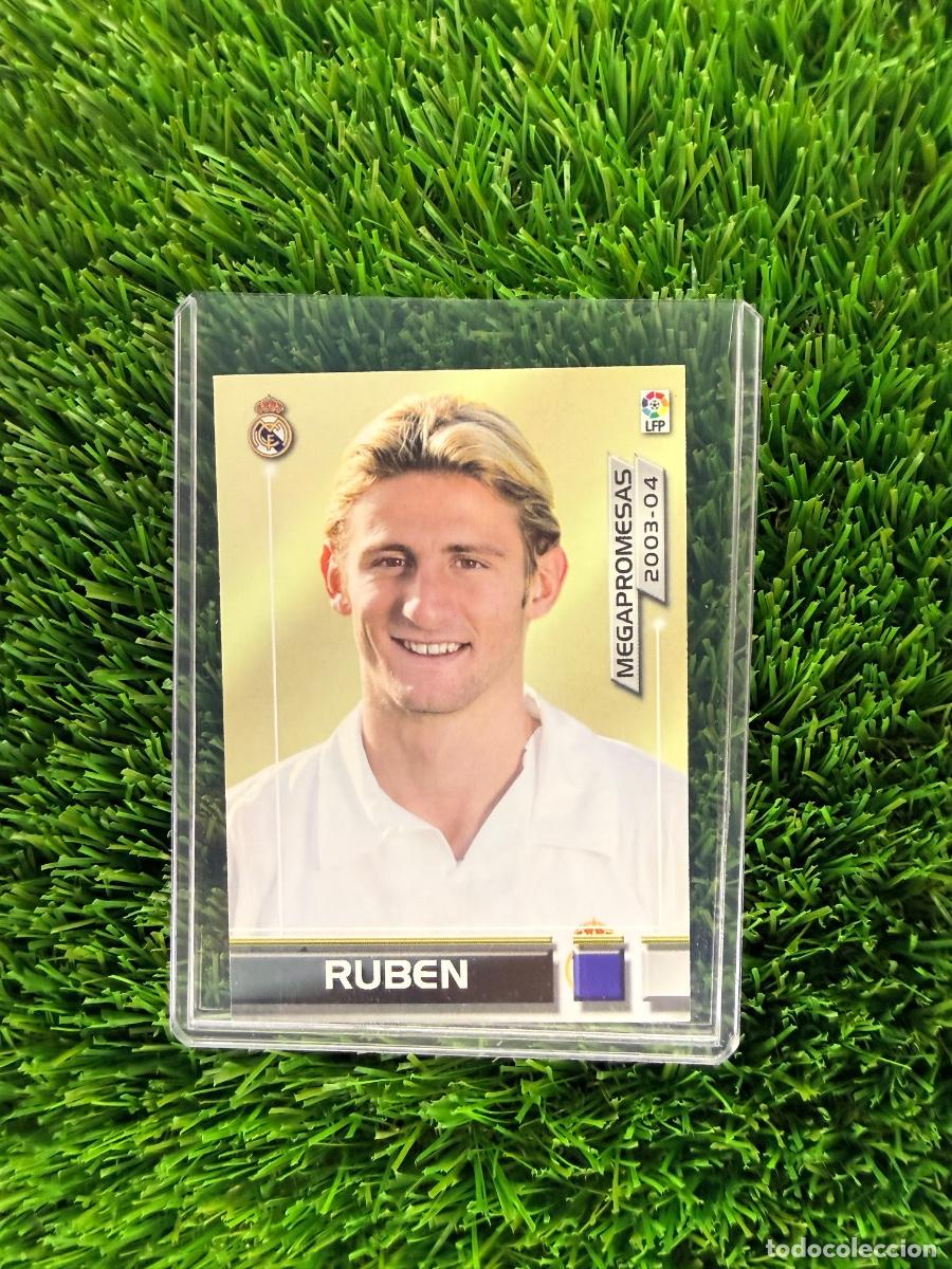 Cromos de f&uacute;tbol: N&ordm; 393 Rub&eacute;n Megapromesas Real Madrid CF Megafichas La Liga 03 04