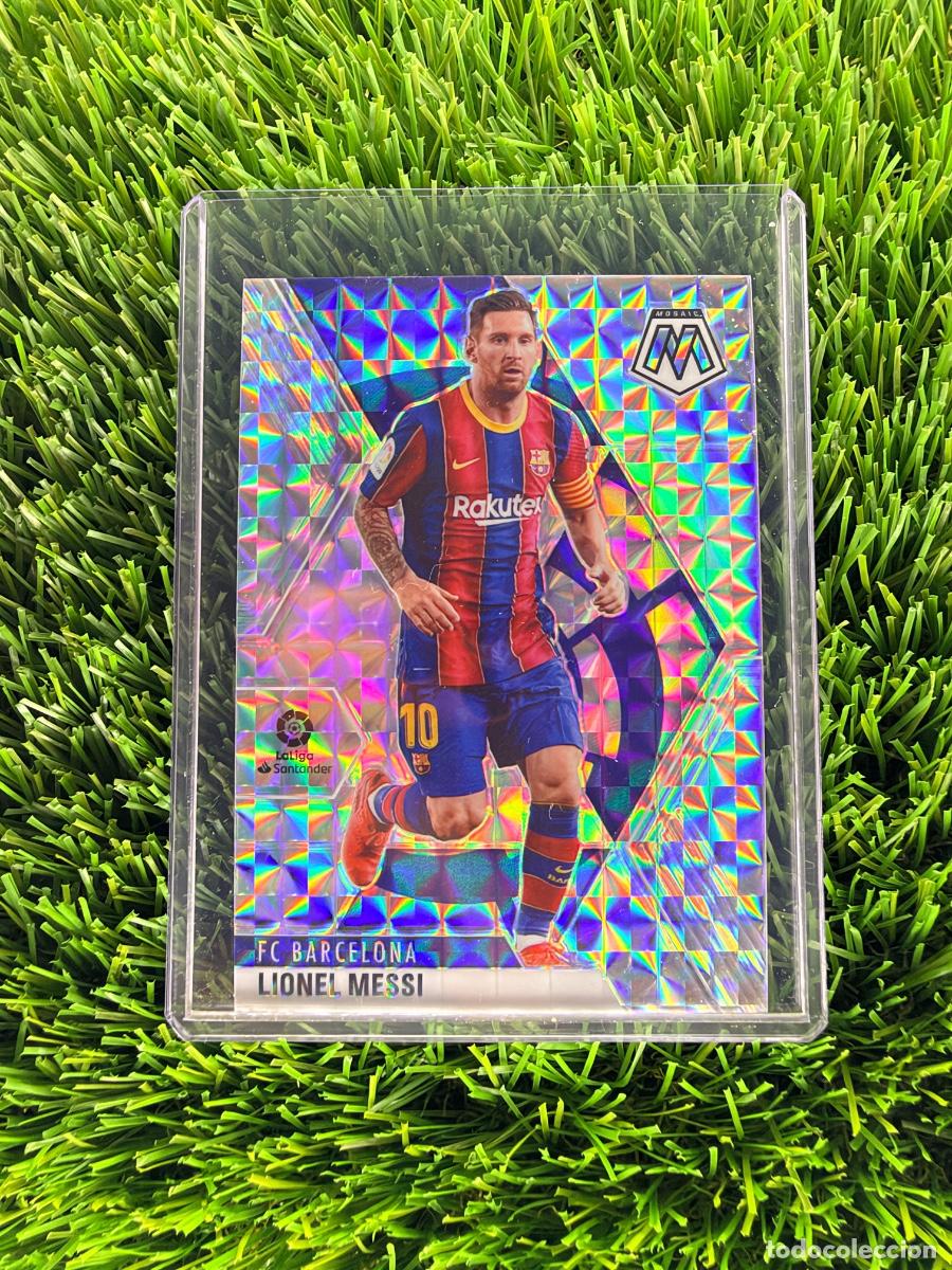 Cromos de f&uacute;tbol: N&ordm; 57 Lionel Messi Mosaic Paralell FC Barcelona Mosaic La Liga 20 21