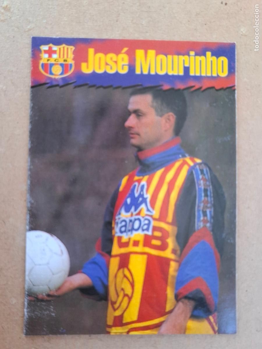 Cromos de f&uacute;tbol: FC. BARCELONA BAR&Ccedil;A 96 97 - PANINI - 12 JOS&Eacute; MOURINHO ( ROOKIE CARD ) CP14