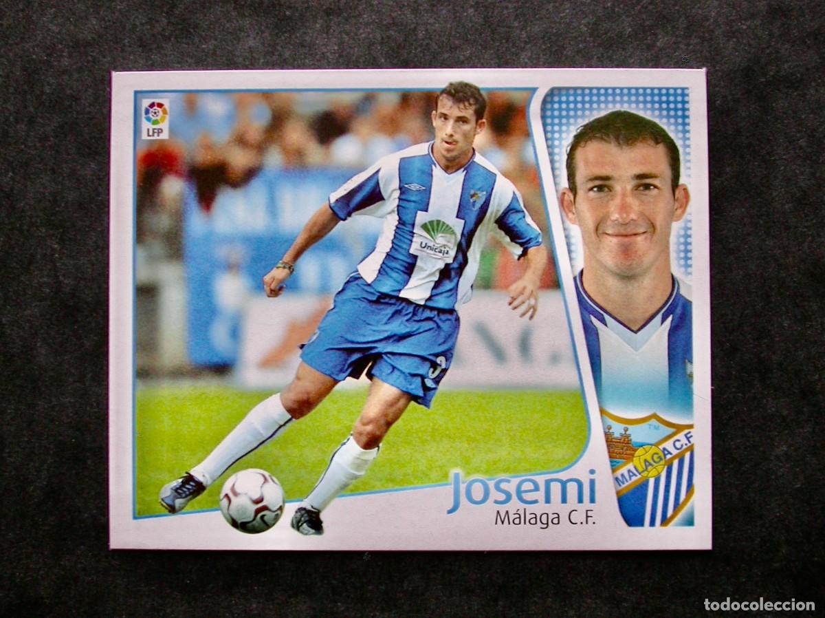 Cromos de f&uacute;tbol: JOSEMI / BAJA / M&Aacute;LAGA / EDICIONES ESTE LIGA 2004-2005 04-05 / NUNCA PEGADO