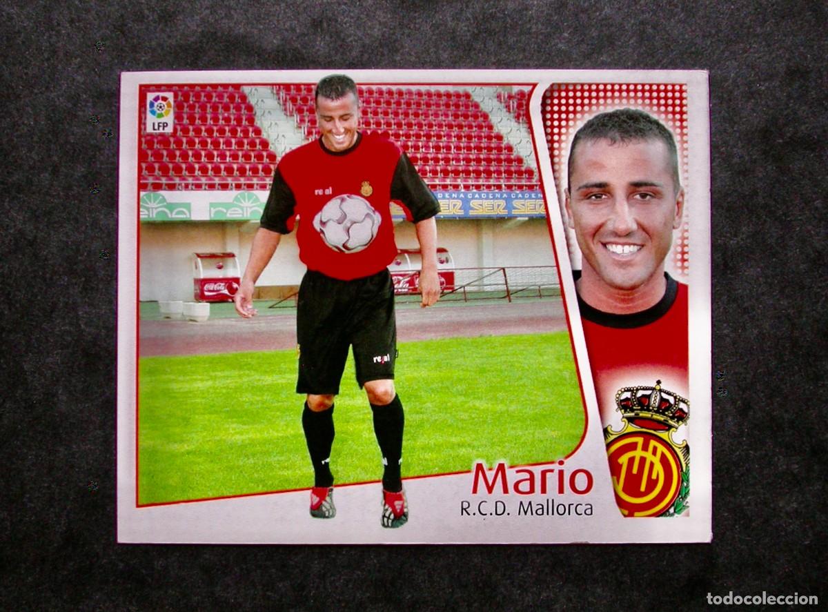 Cromos de f&uacute;tbol: MARIO / BAJA / MALLORCA / EDICIONES ESTE LIGA 2004-2005 04-05 / NUNCA PEGADO