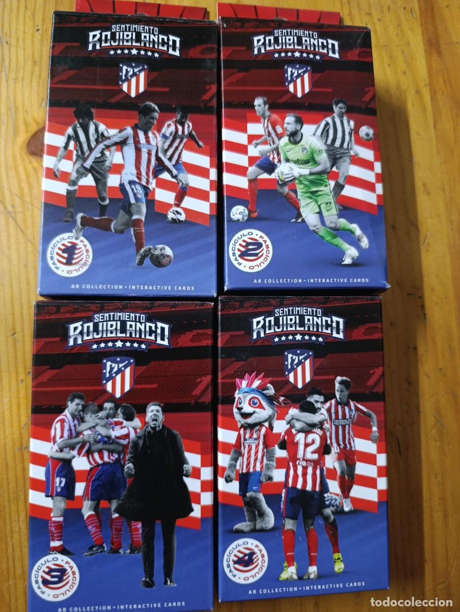 Cromos de f&uacute;tbol: 548 cromos Atletico Madrid completas sin pegar y SIN ALBUM - Sentimiento Rojiblanco