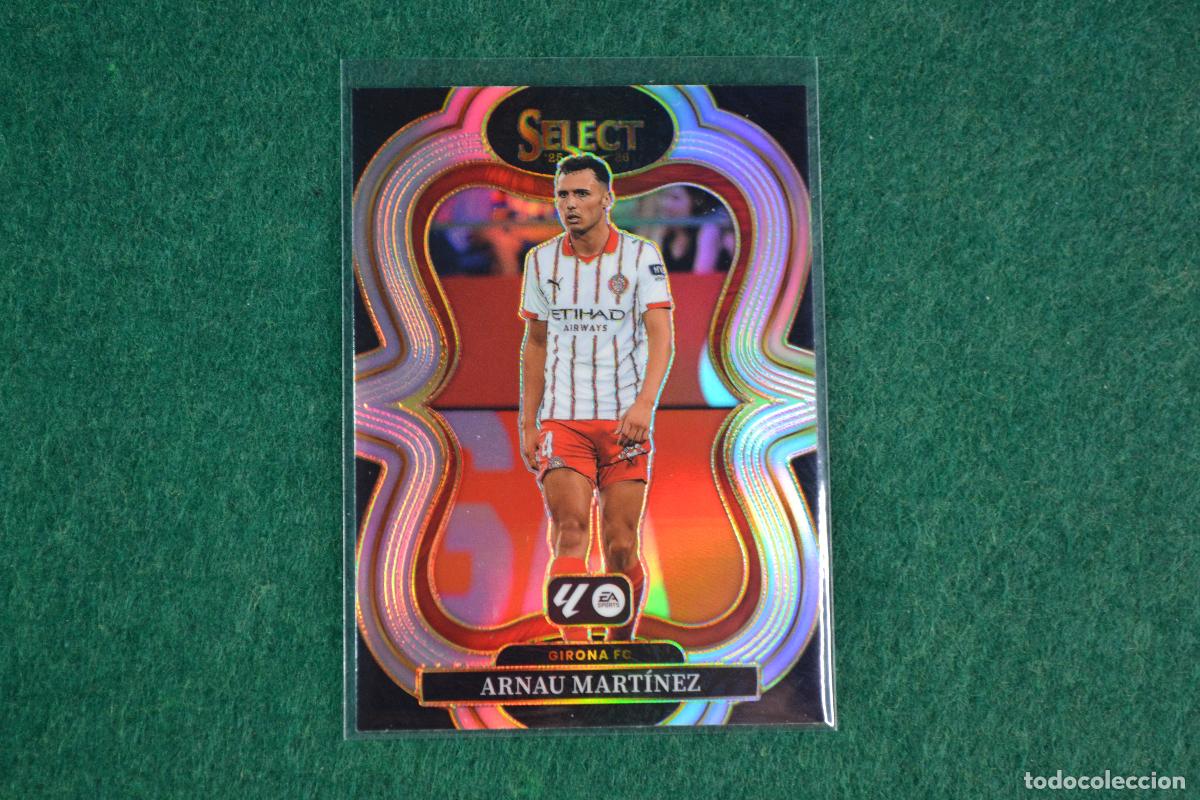 Cromos de f&uacute;tbol: PANINI SELECT LA LIGA 2025-26 - 188 ARNAU MARTINEZ (GIRONA FC) PARALELA SILVER PRIZM