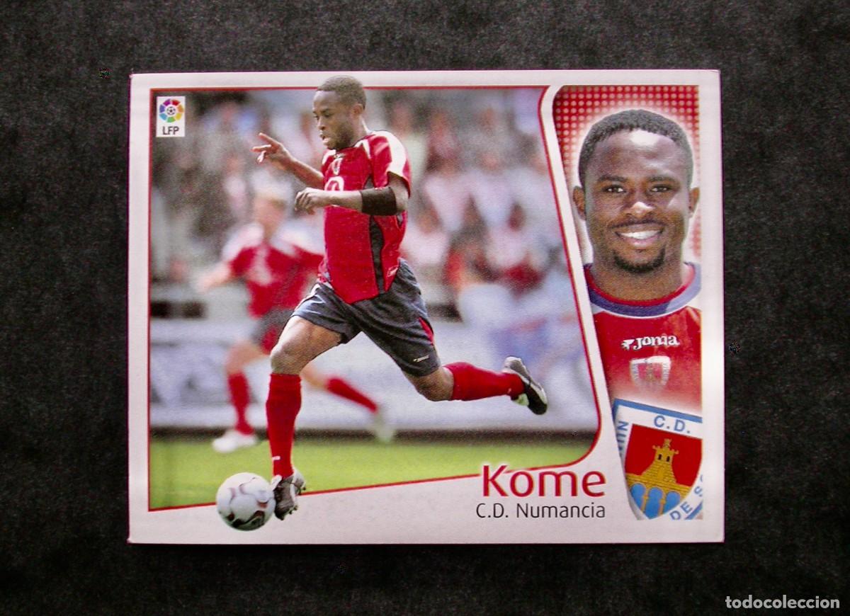 Cromos de f&uacute;tbol: KOME / BAJA / NUMANCIA / EDICIONES ESTE LIGA 2004-2005 04-05 / NUNCA PEGADO