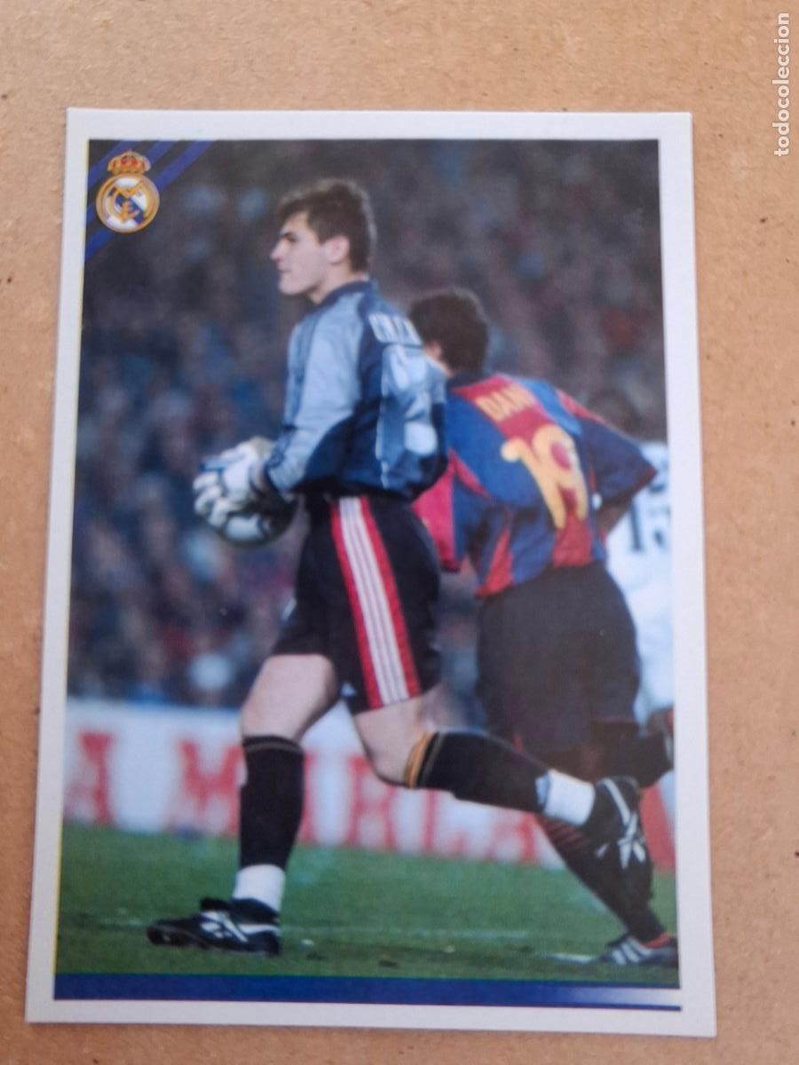 Cromos de f&uacute;tbol: COLECCI&Oacute;N OFICIAL REAL MADRID EL MEJOR EQUIPO DEL SIGLO 2000 2001 - PANINI - 39 CASILLAS CP14