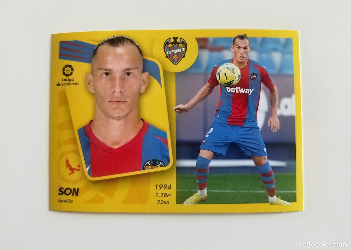 Cromos de f&uacute;tbol: Son 7B SIN PEGAR NUNCA PEGADO Levante UD Liga Ediciones Este 21 22 / 2021 2022