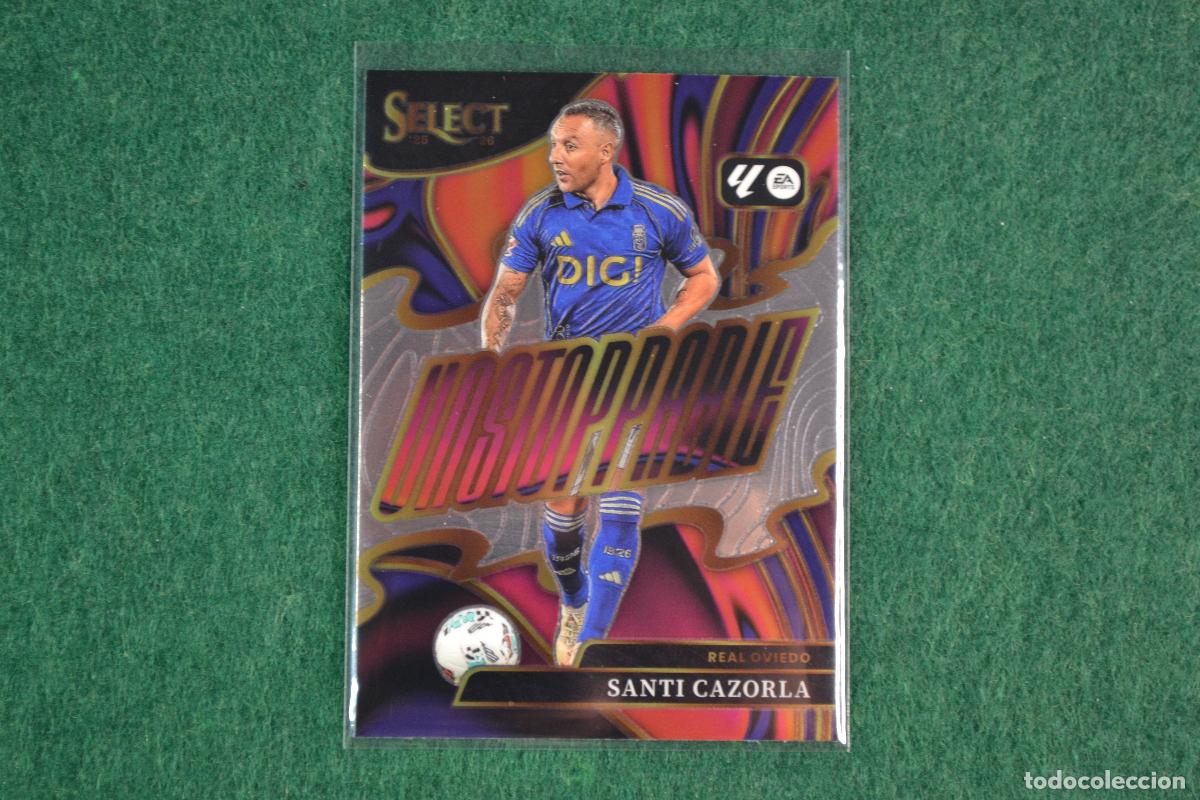Cromos de f&uacute;tbol: PANINI SELECT LA LIGA 2025-26 - SANTI CAZORLA (REAL OVIEDO) INSERT UNSTOPPABLE