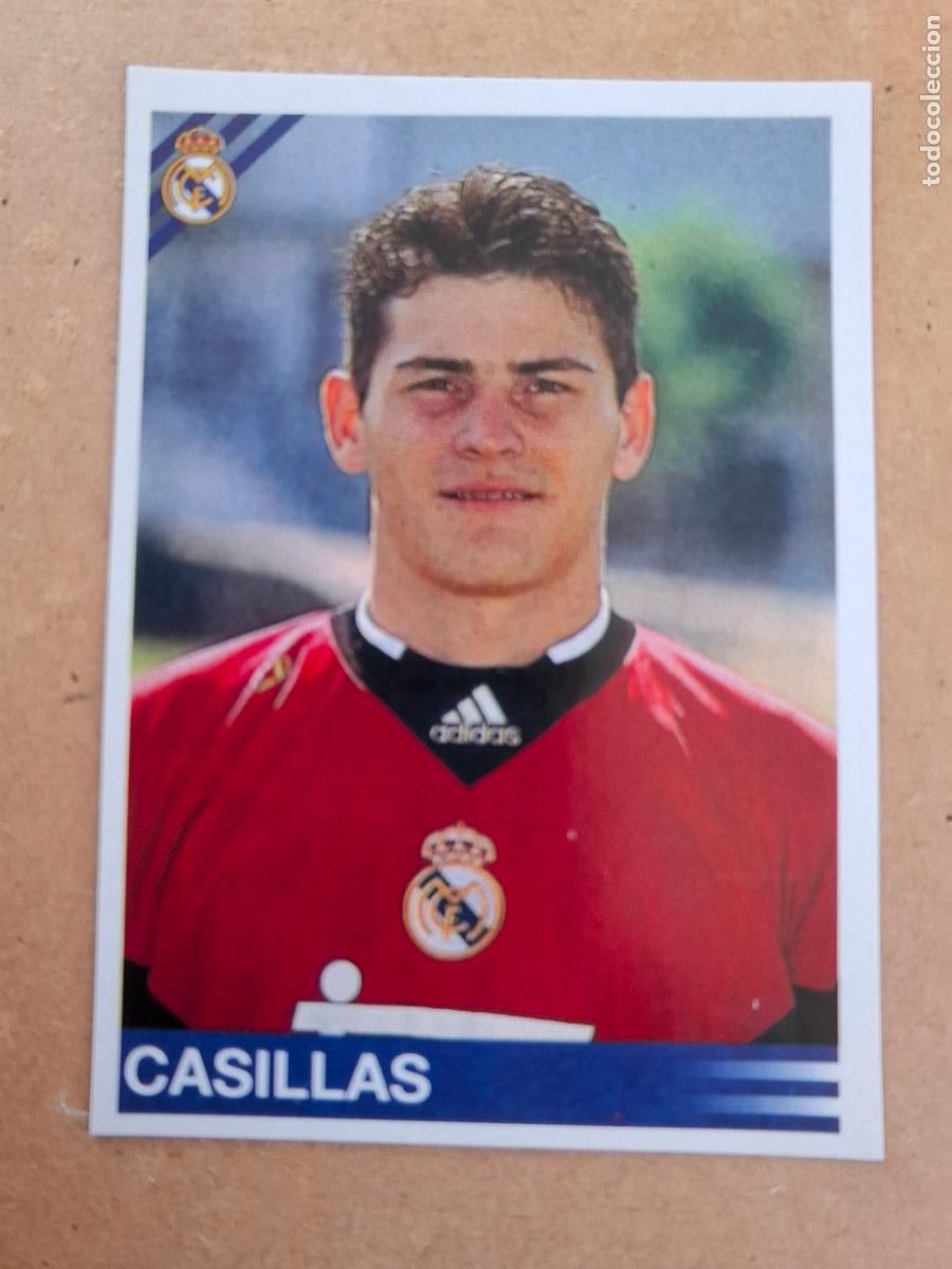 Cromos de f&uacute;tbol: COLECCI&Oacute;N OFICIAL REAL MADRID EL MEJOR EQUIPO DEL SIGLO 2000 2001 - PANINI - 36 CASILLAS CP14