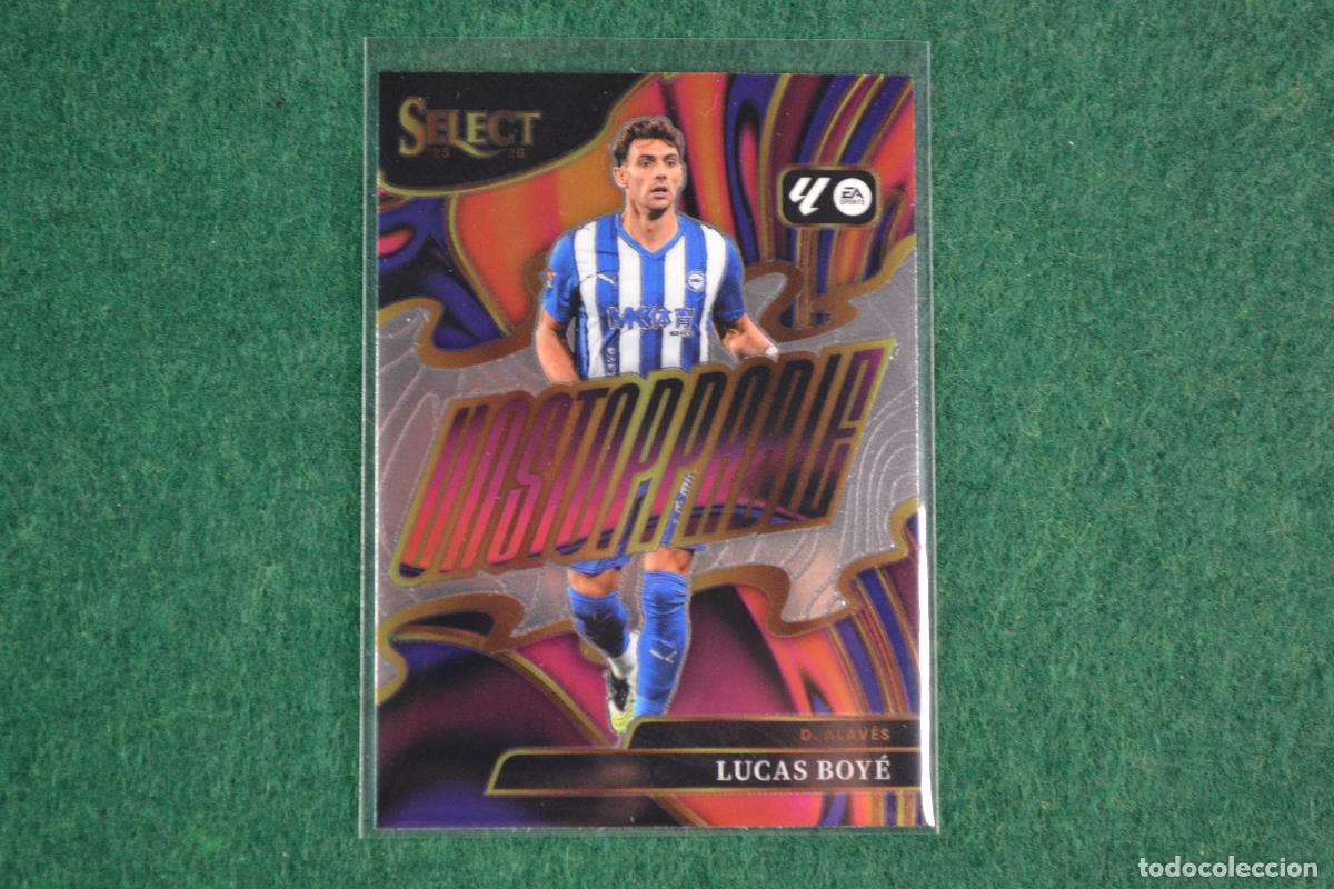 Cromos de f&uacute;tbol: PANINI SELECT LA LIGA 2025-26 - LUCAS BOYE (ALAVES) INSERT UNSTOPPABLE