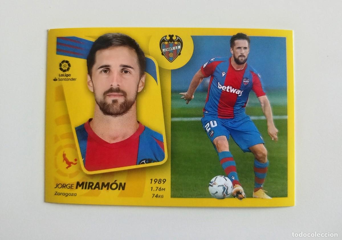 Cromos de f&uacute;tbol: Miram&oacute;n 7A SIN PEGAR NUNCA PEGADO Levante UD Liga Ediciones Este 21 22 / 2021 2022