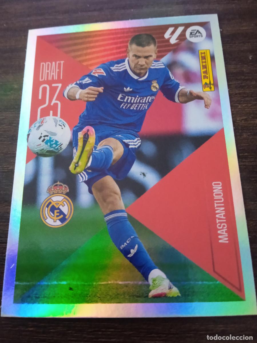 Cromos de f&uacute;tbol: Cromo Panini Liga Este 2026/2027 26/27 Draft 23 Mastantuono 16