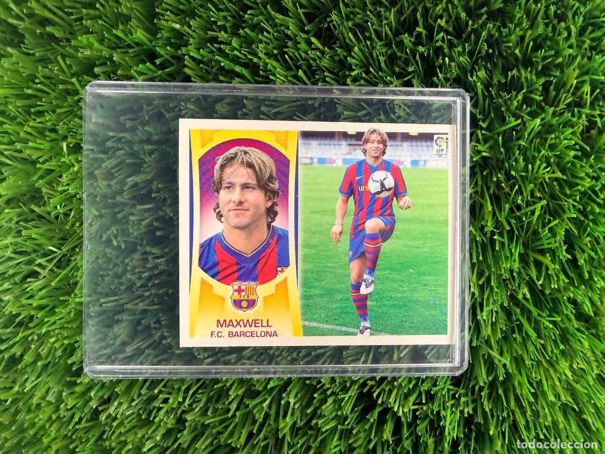 Cromos de f&uacute;tbol: N&ordm; 7 Maxwell &Uacute;ltimos Fichajes FC Barcelona Liga Este 09 10