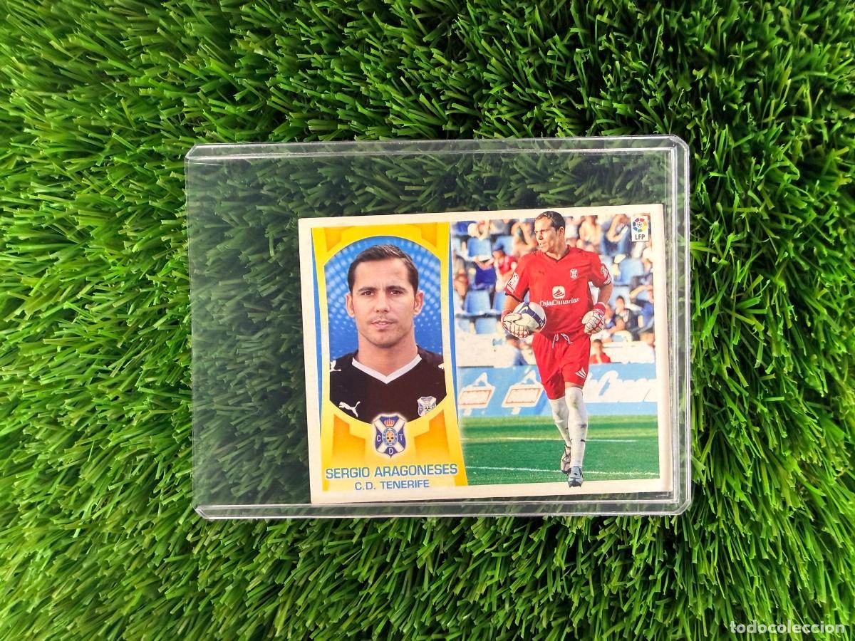 Cromos de f&uacute;tbol: N&ordm; 1 Sergio Aragoneses CD Tenerife Liga Este 09 10