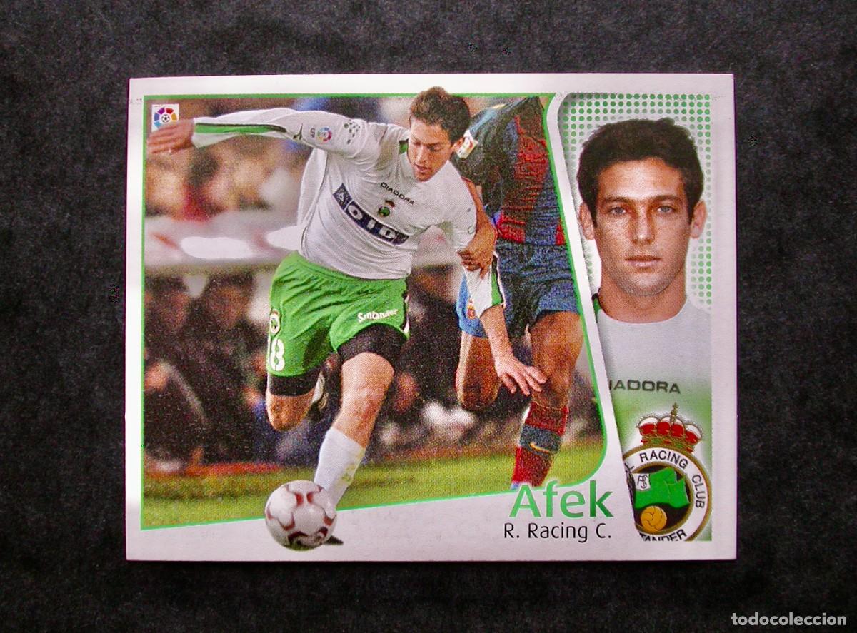 Cartes &agrave; collectionner de Football: AFEK / BAJA / RACING DE SANTANDER / EDICIONES ESTE LIGA 2004-2005 04-05 / NUNCA PEGADO