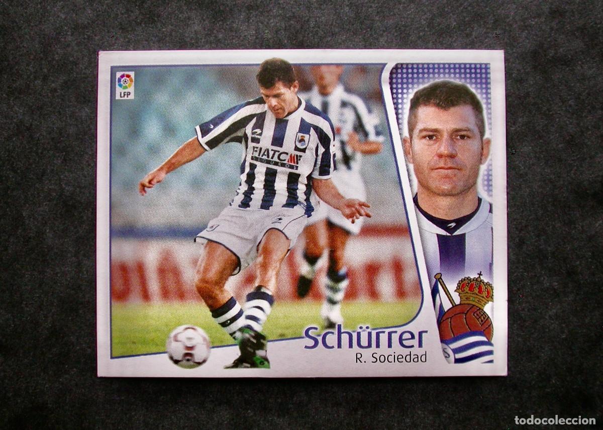 Cromos de f&uacute;tbol: SCH&Uuml;RRER / BAJA / REAL SOCIEDAD / EDICIONES ESTE LIGA 2004-2005 04-05 / NUNCA PEGADO