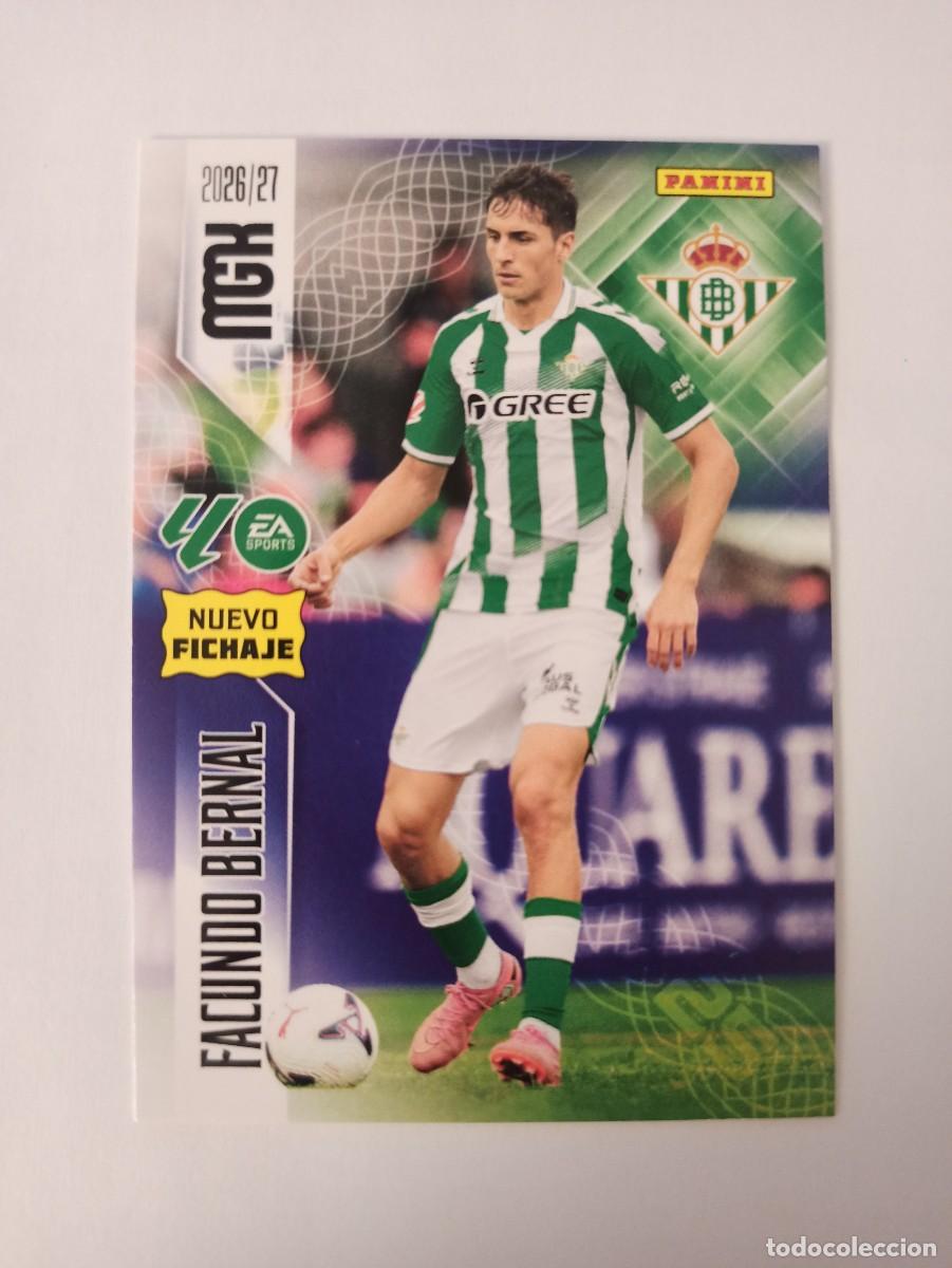 Cromos de f&uacute;tbol: Facundo Bernal 484 - Betis - FICHAJE - 2 &ordf; SEGUNDA EDICI&Oacute;N - MEGACRACKS 2026 2027 - 26 27 MGK