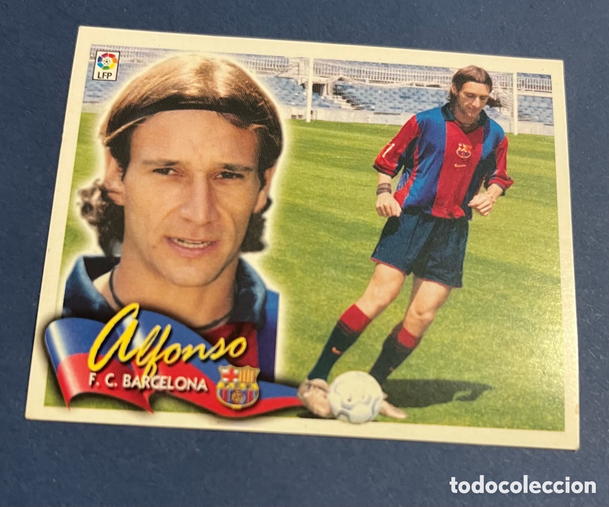 Cromos de f&uacute;tbol: Cromo Alfonso Liga Este 2000-01 Fichaje 31 nuevo sin pegar