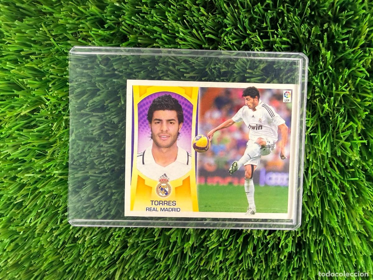 Cromos de f&uacute;tbol: N&ordm; 6A Torres Real Madrid CF Liga Este 09 10